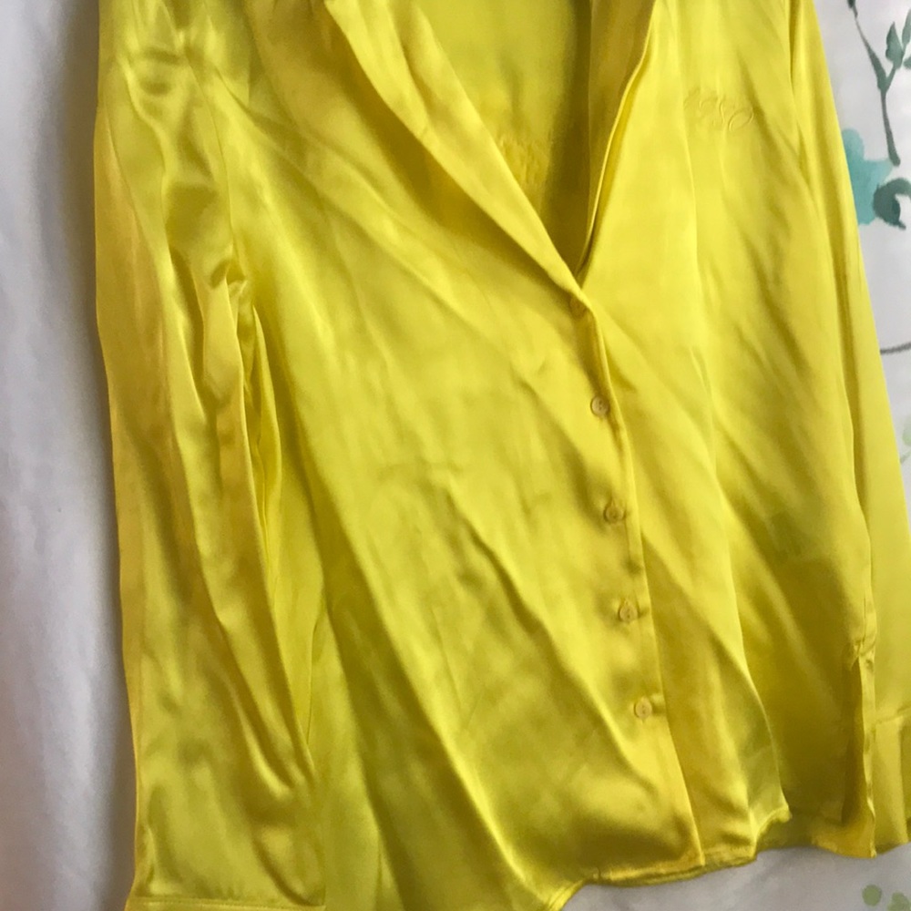 Silk pajama style blouse